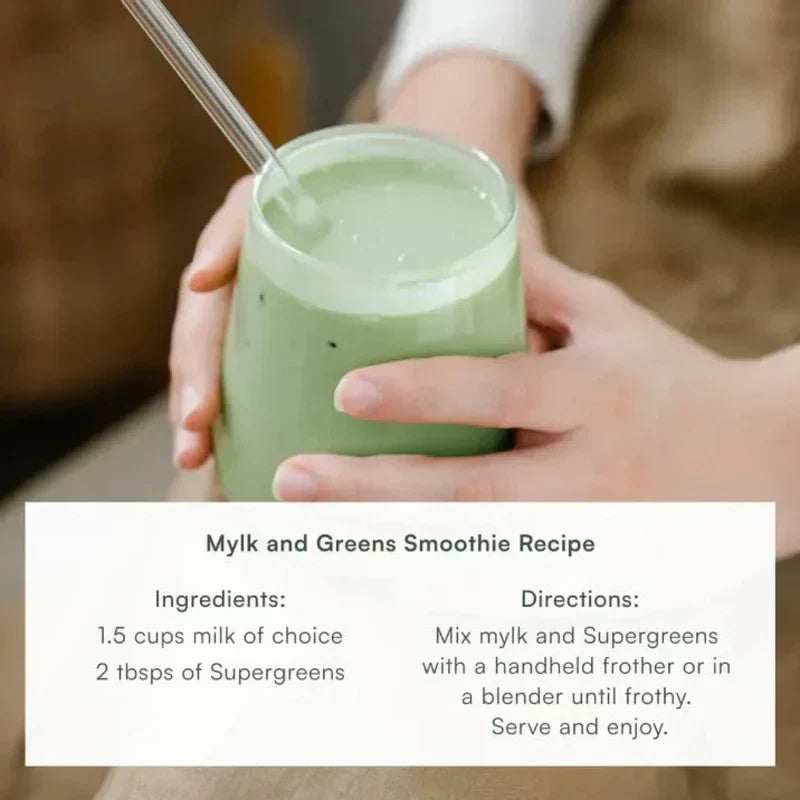 Super Greens: all-natural greens powder for daily health